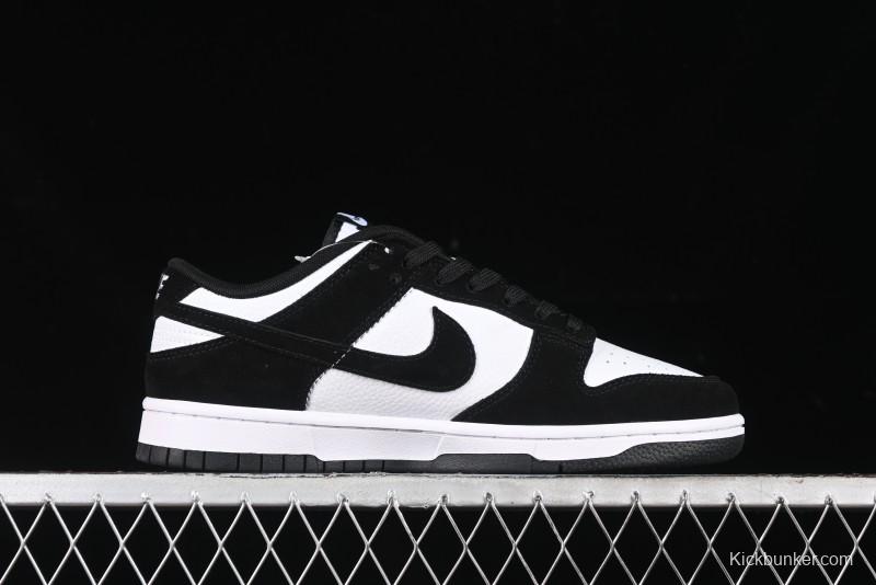 Nike Dunk Low Suede Panda Casual Sneakers - FQ8249-100