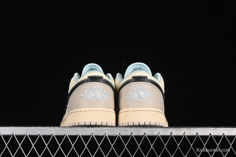 Nike Air Jordan 1 Low Retro Basketball Shoes with Classic Design - HQ3440-101