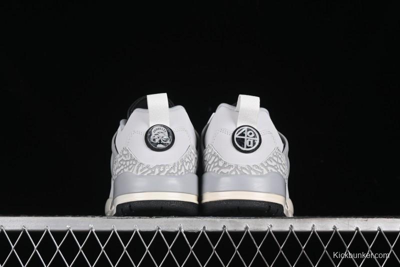 Nike Jordan Spizike Low AJ Hybrid Element All Black Crackle Color Casual Sneakers - HQ1191-011