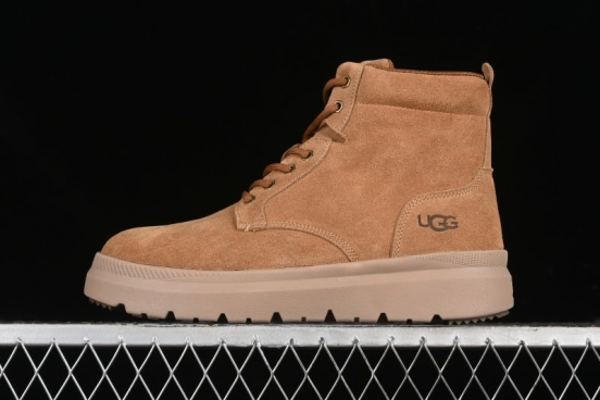 UGG Burleigh Boot Men's Lace-Up Winter Snow Boots with Lightweight Anti-Slip Combo Sole - 1153750