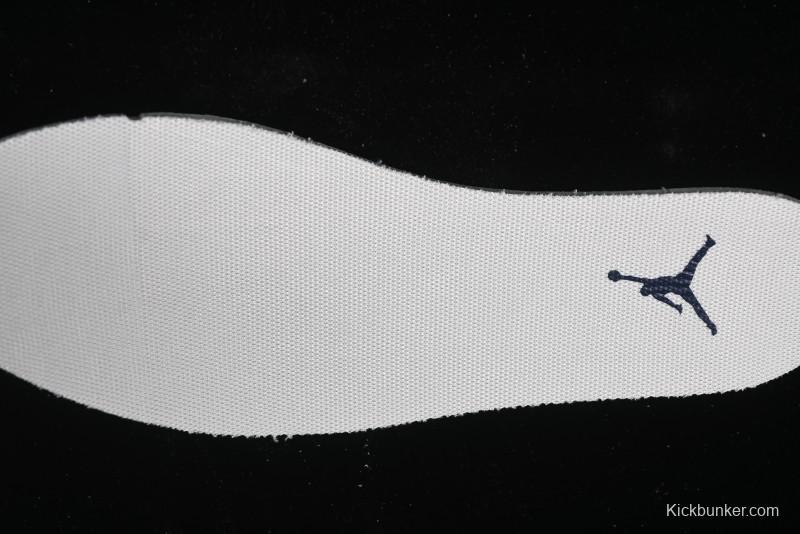 Nike Air Jordan 1 Low Supreme Collaboration - Deep Blue Two-Tone Sole Retro Basketball Shoes - SJ9950-020