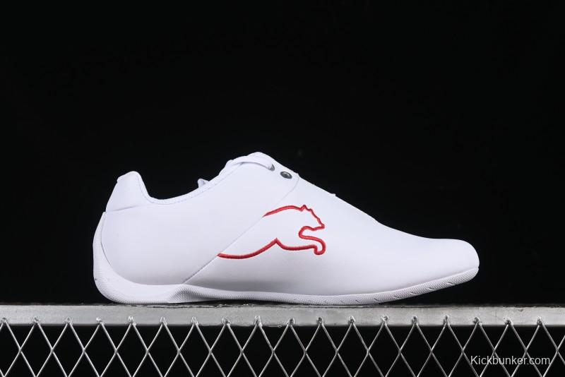 Puma Sparco Future Round Toe Lace-Up Leather Fabric Low-Top Lifestyle Casual Shoes - 308585-02