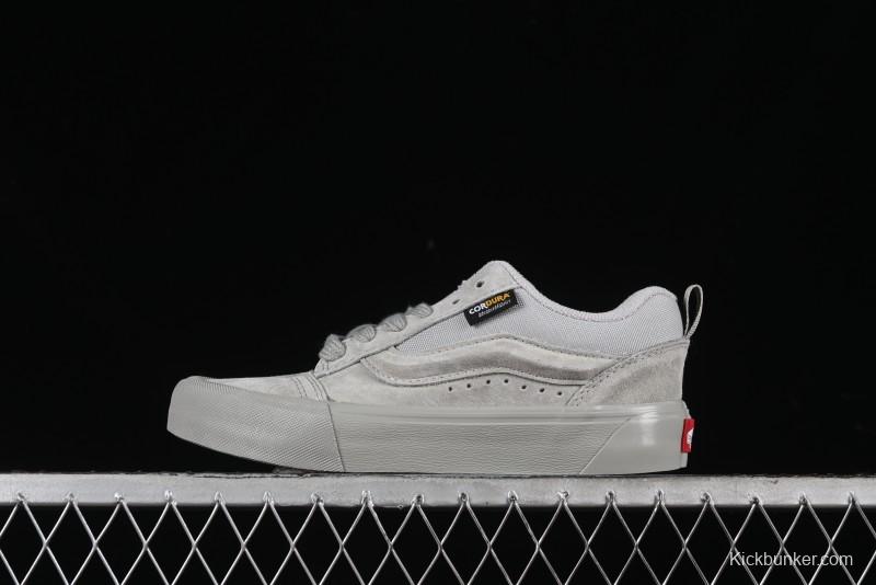 Vans Knu Skool Low Top Retro Casual Vulcanized Sneakers in Grey - VN000CRPBXC