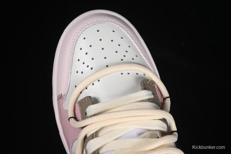 Nike Dunk Low Panda Prank Special Edition Heartbeat Mail Casual Sneakers - CW1590-100
