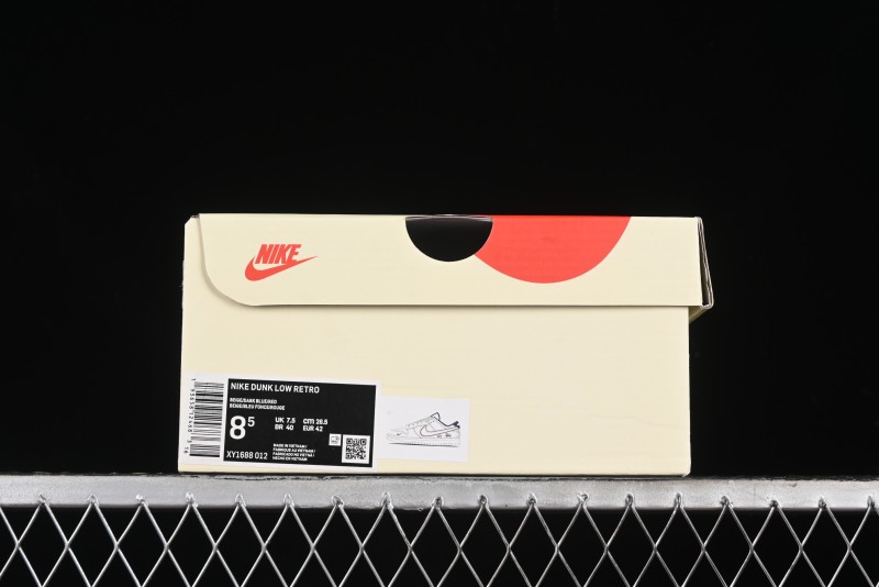 Nike SB Dunk Low Stussy Collaboration - Black Red Bunny Anniversary Custom Low-Top Casual Sneakers - XY1688-012