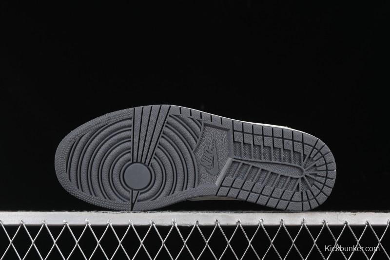 Nike Travis Scott x Fragment Design x Air Jordan 1 Low OG SP AJ1 Casual Sneakers - DM7866-018