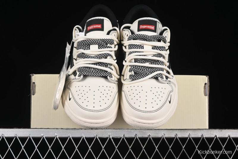 Nike Travis Scott x Fragment Design x Air Jordan 1 Low OG SP AJ1 Supreme Collaboration - SJ0086-134