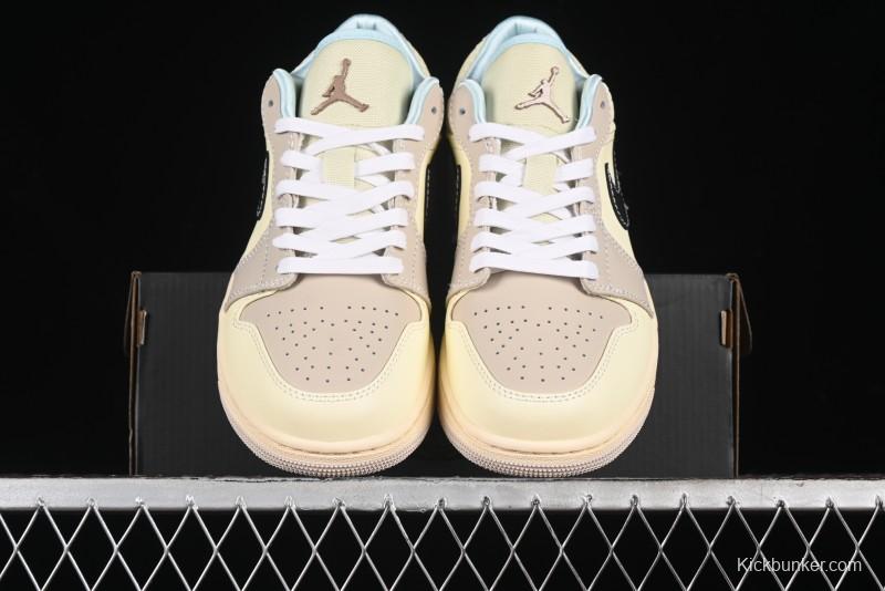 Nike Air Jordan 1 Low Retro Basketball Shoes with Classic Design - HQ3440-101