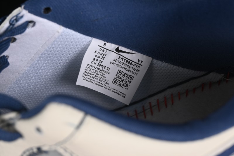 Nike Air Force 1 '07 Low The North Face Collaboration - Blue White Grey - KK1988-016