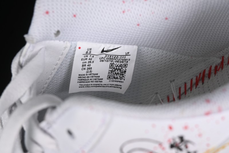 Nike Air Force 1 '07 Low Black Myth Wukong Custom Spray-Painted Gift Box Low-Top Casual Sneakers - ZH0316-045