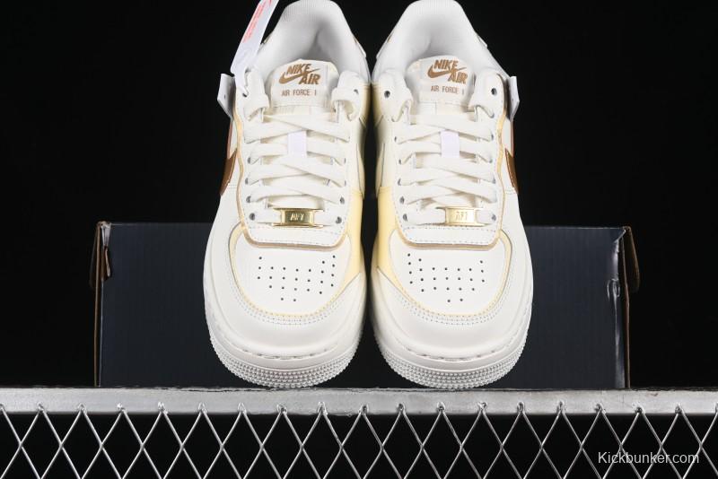Nike Air Force 1 Shadow Lightweight Lifting Low-Top Casual Sneakers - DZ1847-108