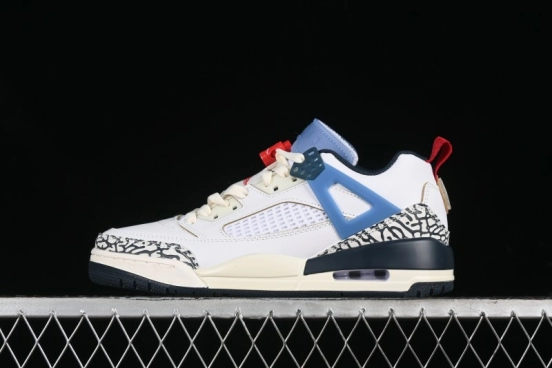 Nike Jordan Spizike Low AJ Hybrid Elements White Blue Culture Casual Sneakers - HM3712-164