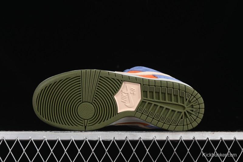 Nike SB Dunk Low Light Carbon/Monarch Maillard Style Low-Top Casual Skate Shoes - HF3063-002