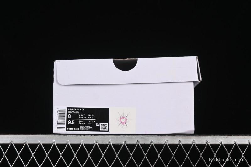 Nike Air Force 1 '07 Low Halloween Edition "Mercury Spider" Casual Sneakers - FB1893-333