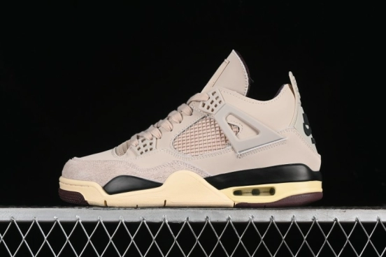 Nike A Ma Maniere x Air Jordan 4 Retro "Fossil Stone" - FZ4810-200