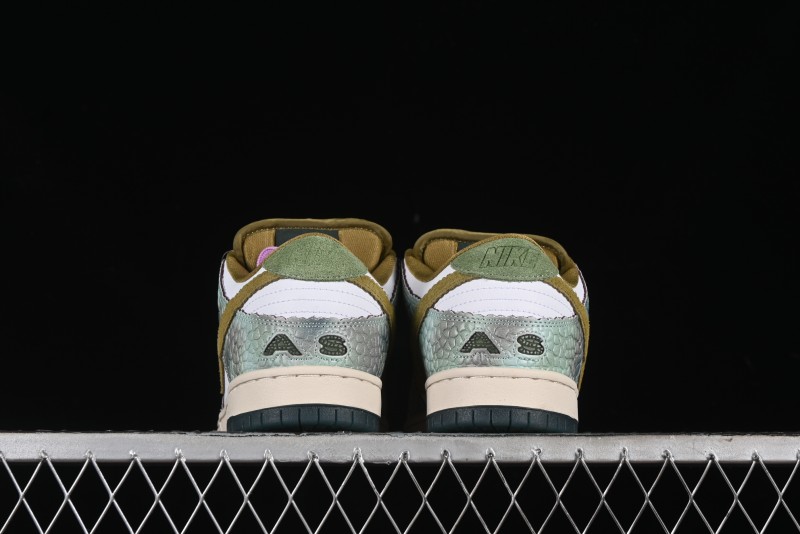 Nike Alexis Sablone x SB Dunk Low Reptile SB Low Top Casual Skate Shoes - HJ3386-300