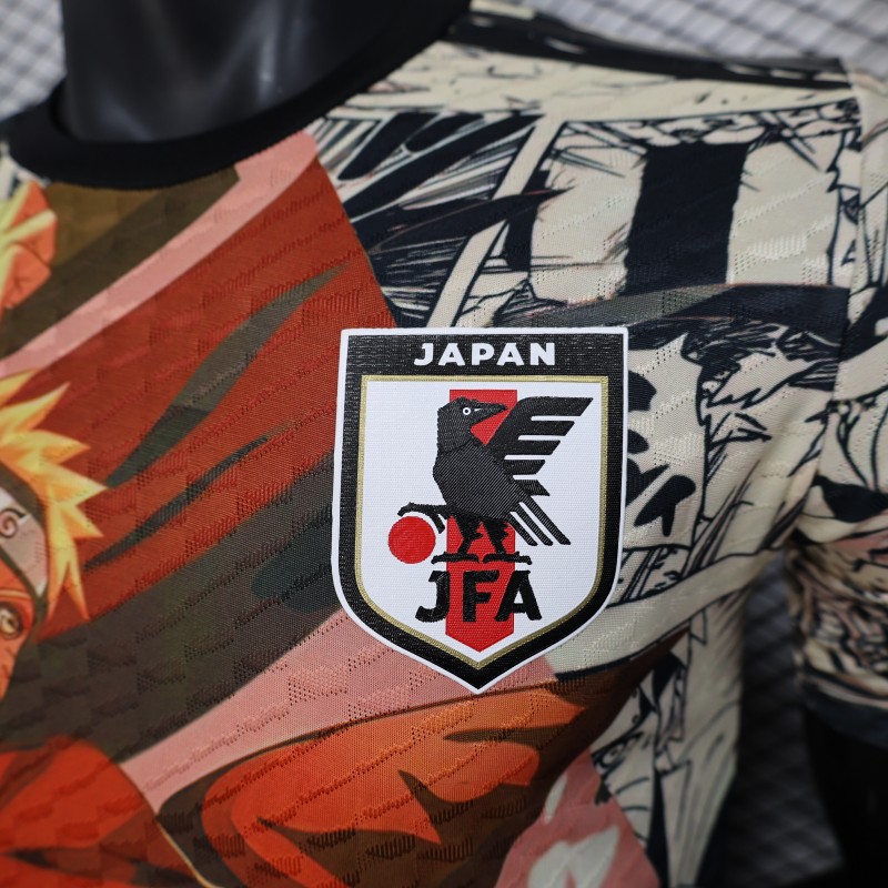 Player Version 2025 Japan Multi-Color with Naruto Anime Character Jersey