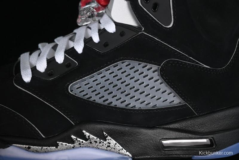 Nike Air Jordan 5 Retro Black Metallic Reimagined Basketball Shoes - HF3975-001