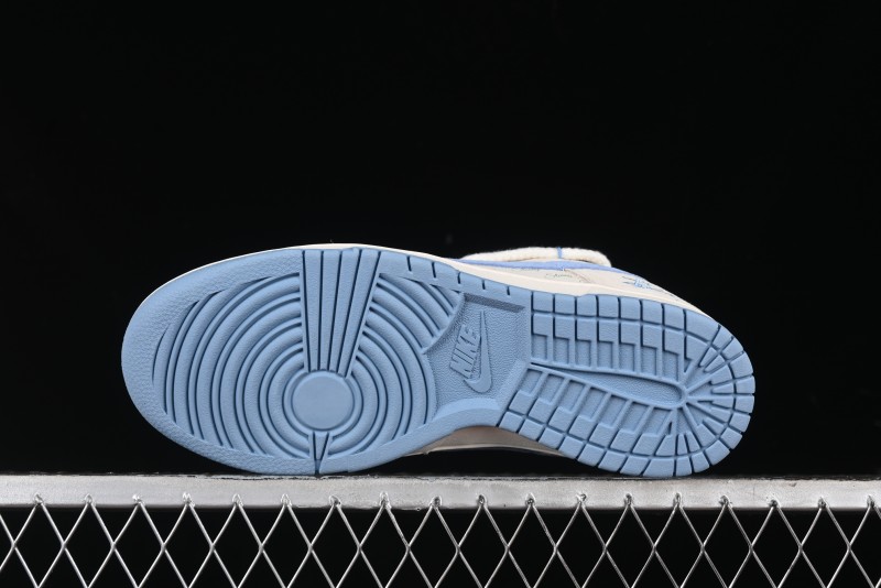 Nike SB Dunk Low Stussy Anniversary Edition Customized Low-Top Casual Skate Shoes with Blue Swoosh - SJ2068-279