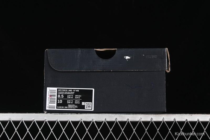 Nike Air Force 1 '07 Mid Suede Casual Sneakers in Wheat - DJ9158-200