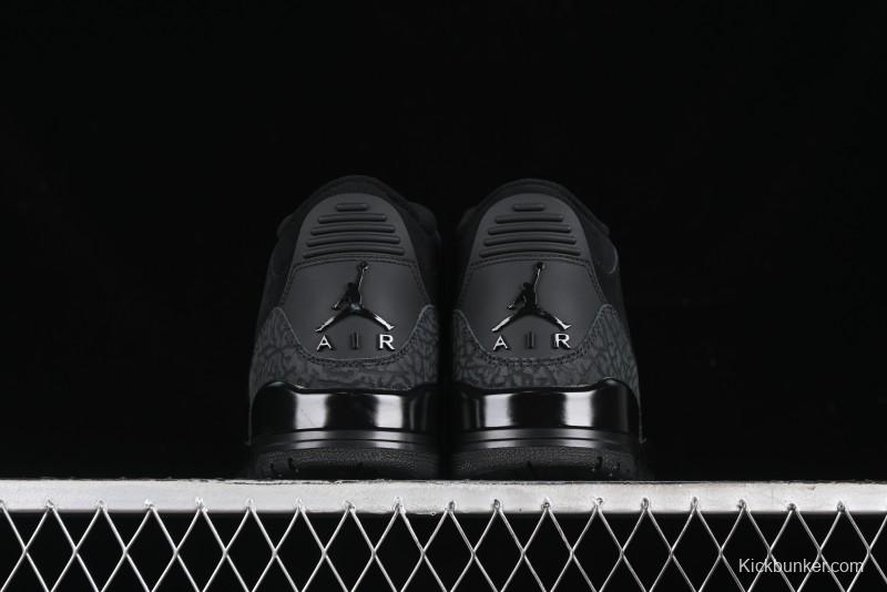 Nike Air Jordan 3 Retro Basketball Shoes Midnight Black - CT8532-001