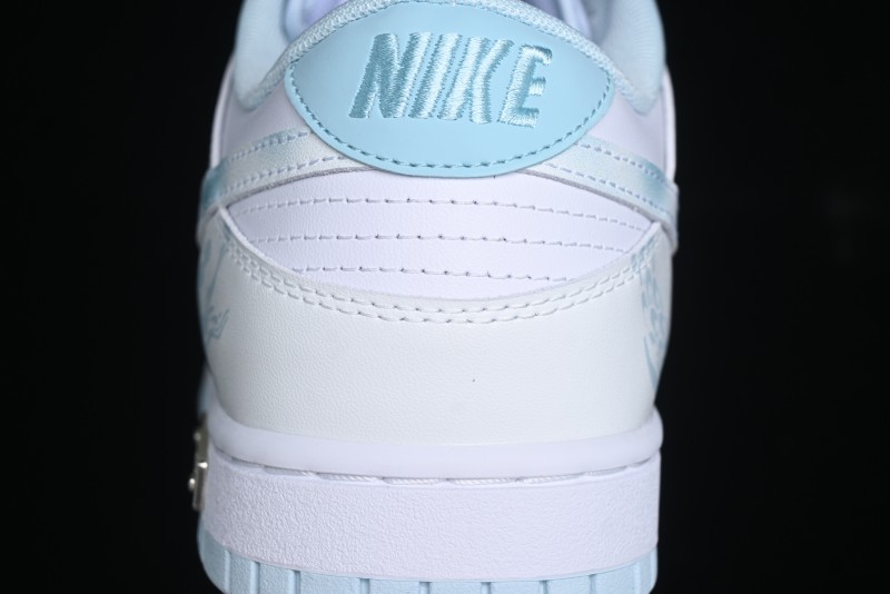 Nike Dunk Low Year of the Dragon Limited Edition Imperial Blue and White Porcelain Low-Top Casual Sneakers - DV0833-104