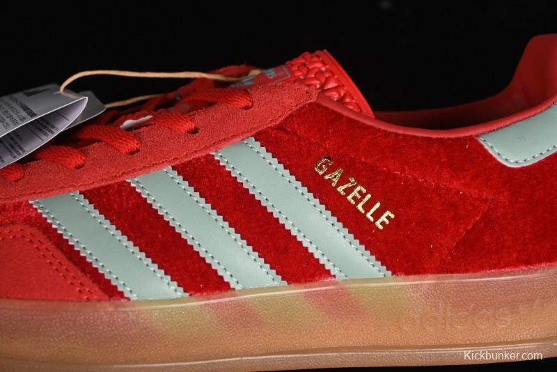 Adidas Originals Gazelle Indoor Sneakers with Thick Sole for Casual Wear Non-Slip耐磨 Low-Top Board Shoes - IG6786