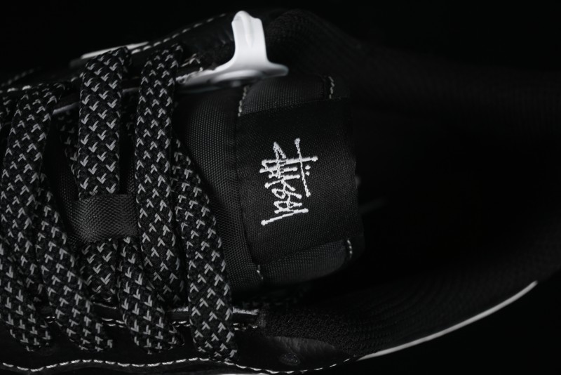 Nike Air Force 1 '07 Low Stussy Collaboration - Samurai Black Low-Top Casual Sneakers - XZ6188-969