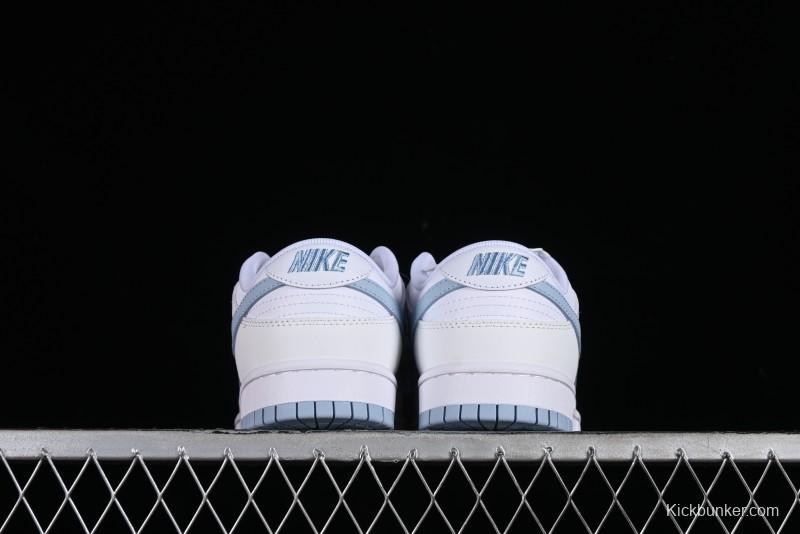 Nike SB Dunk Low Light Blue White Skateboarding Shoes - DV0831-109