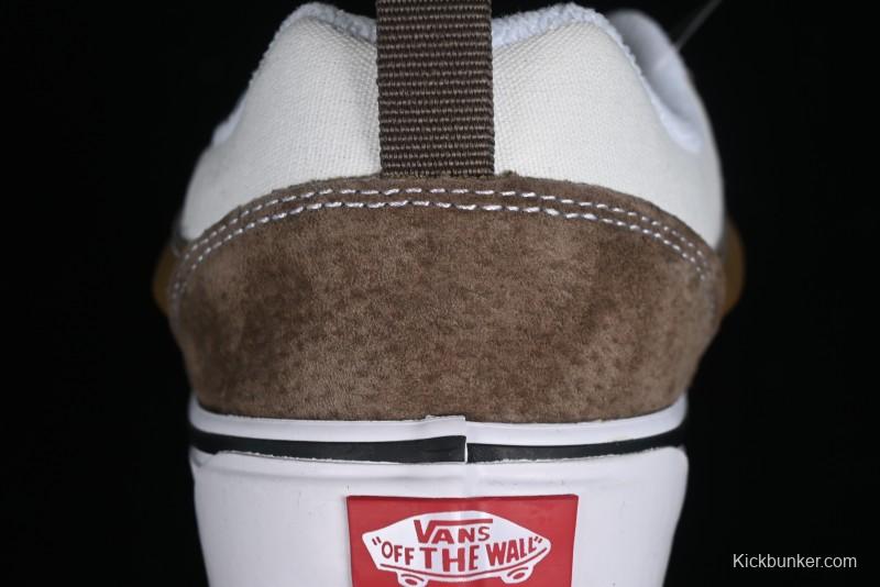 Vans Classics Knu Skool Coffee White Brown Slip-On Shoes - VN0009SAK330