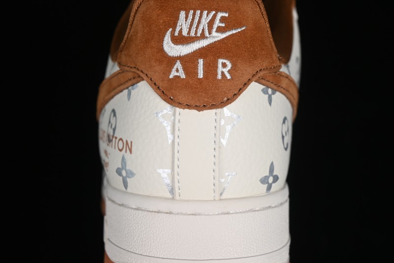 Nike Air Force 1 '07 Low LV Collaboration - Beige Brown Pigskin Casual Shoes CV1724-112