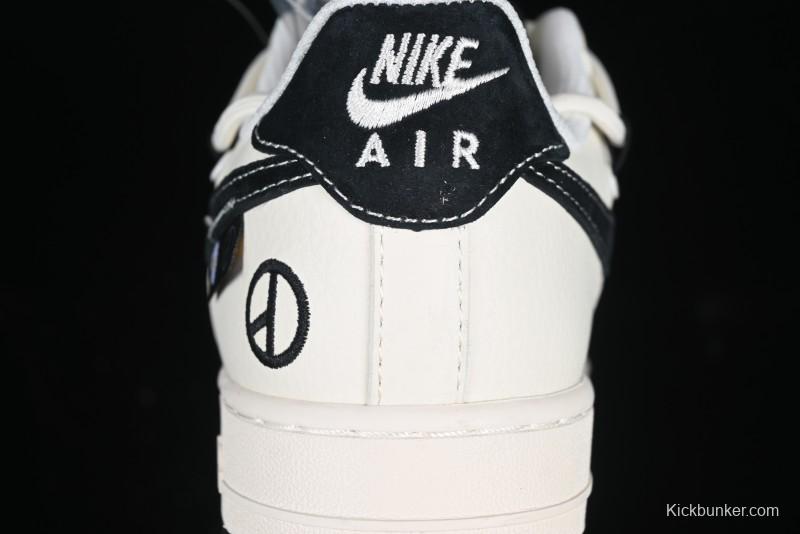 Nike Air Force 1 '07 Low GDragon Collaboration Daisy Graffiti Lace-Up Low-Top Casual Sneakers - DM6688-011