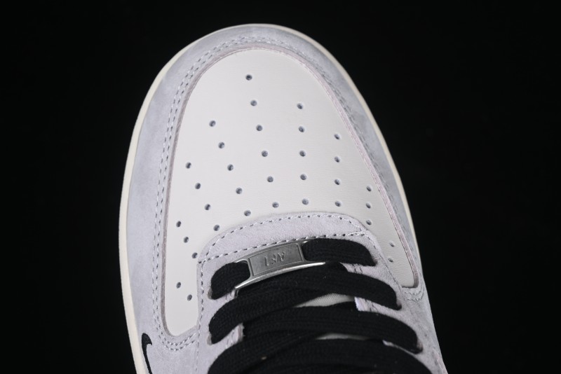 Nike Air Force 1 '07 Low The North Face Collaboration Beige Grey Carbon Black Swoosh Low-Top Casual Sneakers - XZ6188-916