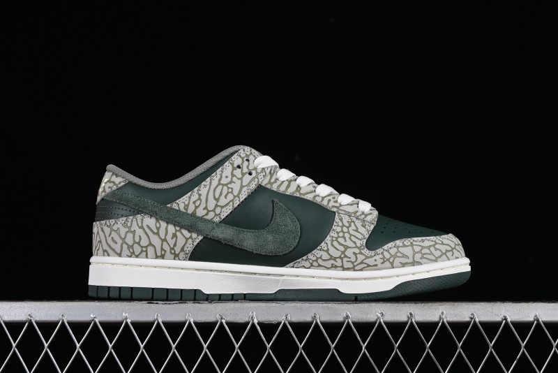 Nike Dunk Low Urban Landscape 2.0 Cracked Suede SB Low-Top Casual Sneakers - HF4878-053