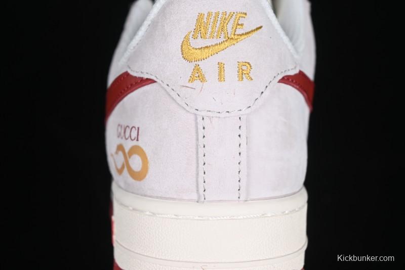 Nike Air Force 1 '07 Low Gucci Collaboration Year of the Snake Limited Edition Red Snake Sneakers - XZ6188-020
