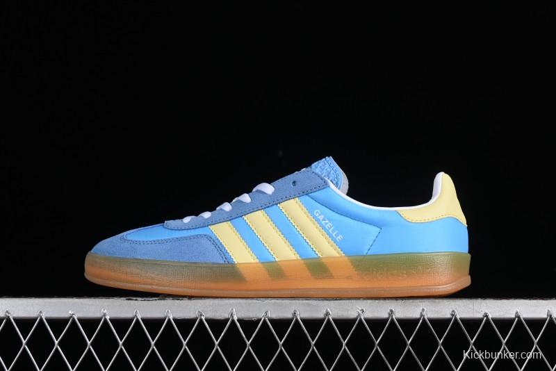 Adidas Originals Gazelle Indoor Retro Casual Slip-Resistant Wear-Resistant Low-Top Sneakers - IE2960