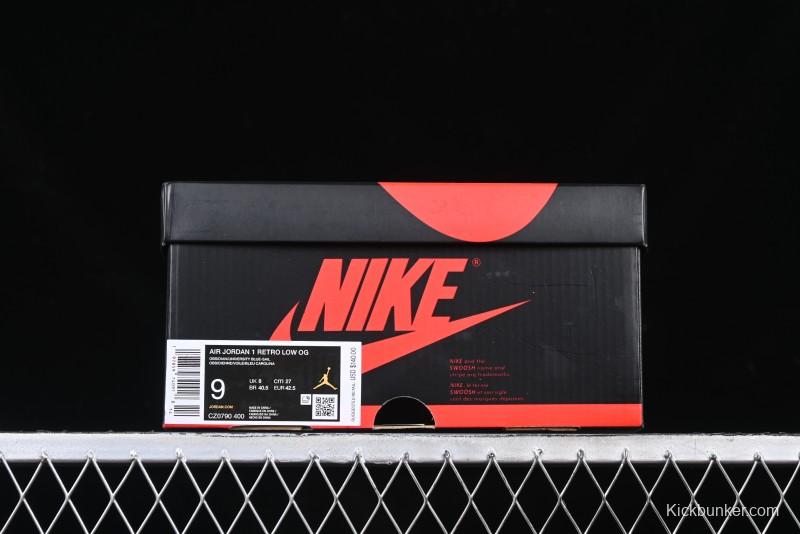 Nike Air Jordan 1 Low OG Obsidian AJ1 Low-top Lifestyle Basketball Shoes - CZ0790-400