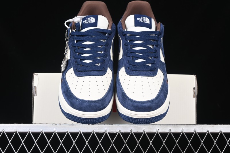 Nike Air Force 1'07 Low The North Face Collaboration - Steel Blue Low-Top Casual Sneakers - KK1988-032