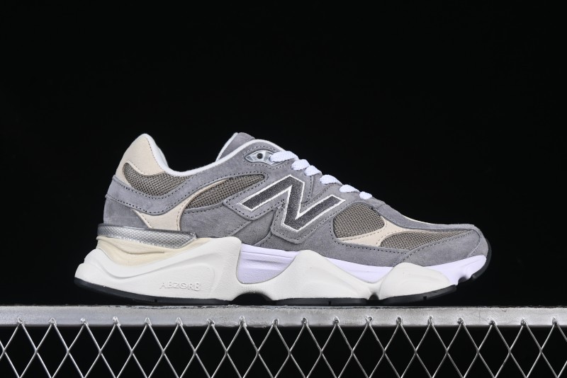 New Balance NB9060 Series Retro Casual Running Shoes with ABZORB Cushioning - U9060LBA