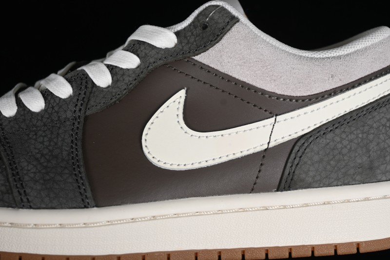 Nike Air Jordan 1 Low "Snkrs Day" Casual Sneakers with Grey Toe Design - FD0399-004