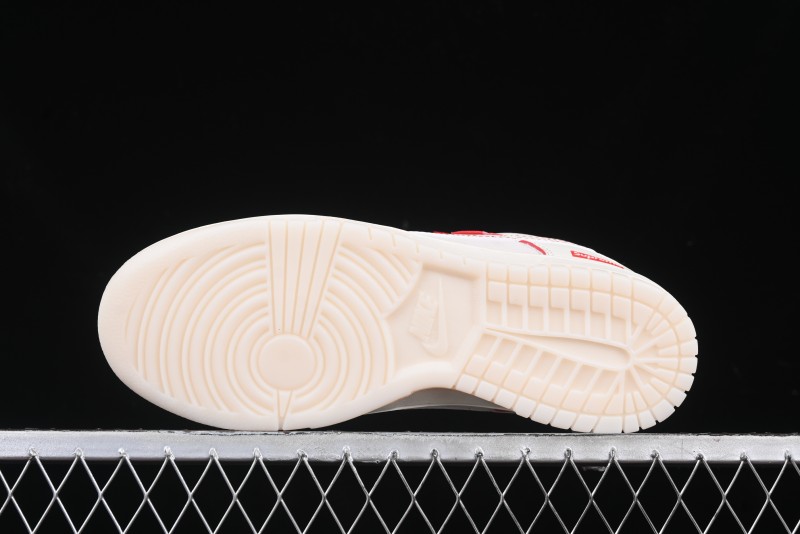 Nike SB Dunk Low Supreme Collaboration Anniversary Custom Low-Top Casual Sneakers - DM6868-033