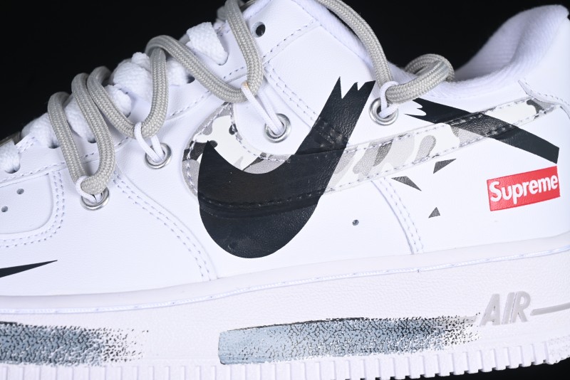 Supreme x Nike Air Force 1 '07 Low "Box Logo" Casual Sneakers - UP1658-955