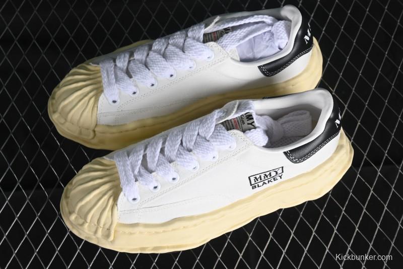 Wayne MMY Original Sole Leather Low Sneaker with Deconstructed Ice Cream Sole - W.E5