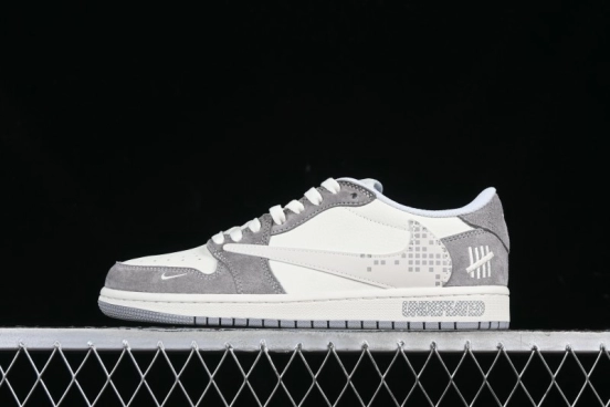 Nike Travis Scott x Fragment Design x Air Jordan 1 Low OG SP AJ1 Retro Casual Sneakers - DM7866-048