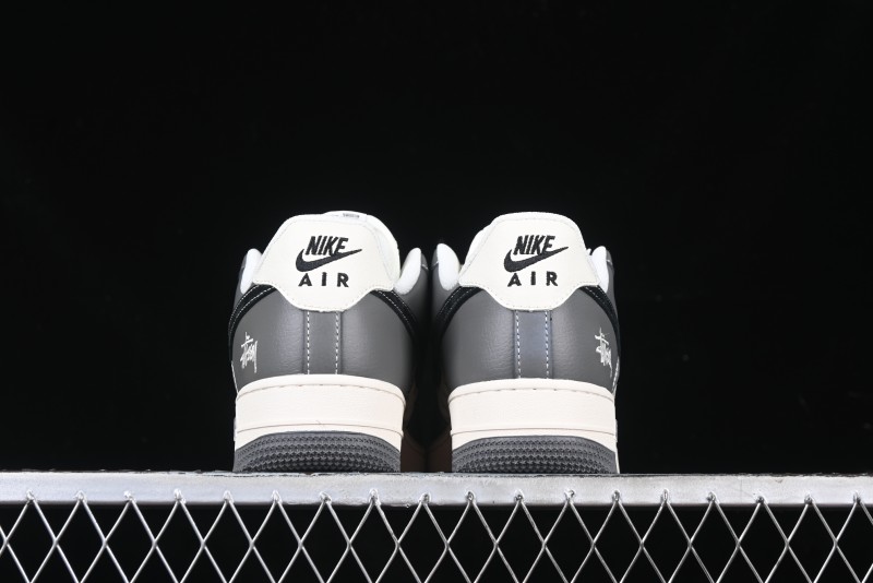 Nike Air Force 1 '07 Low Stussy Collaboration - Nebula Grey Low-Top Casual Sneakers - XZ3328-168