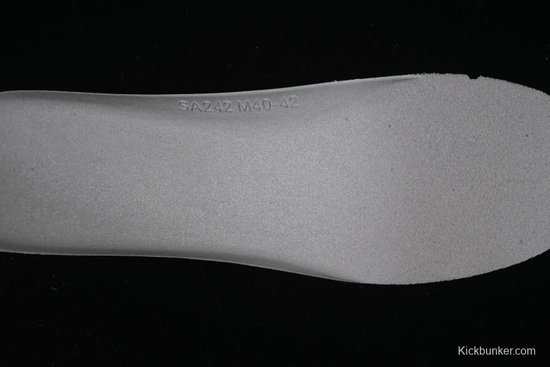 Choco Concert Leather Round Square Asymmetric Fashion Sneakers White Green - AJE5