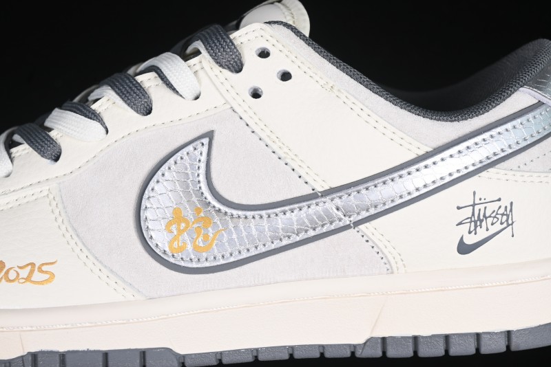 Nike SB Dunk Low Stussy Snake Year Collaboration Anniversary Edition Low-Top Casual Sneakers - DM6868-008