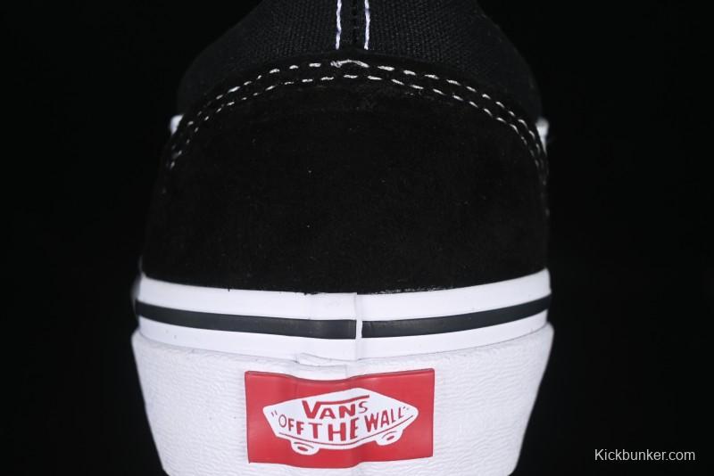 Vans Premium Old Skool Classic Black & White Low-Top Skate Shoes - VN000ZD4Y28