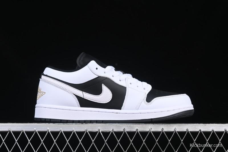 Nike Air Jordan 1 Low AJ1 Reverse Panda Low-Top Lifestyle Basketball Shoes - 553560-172