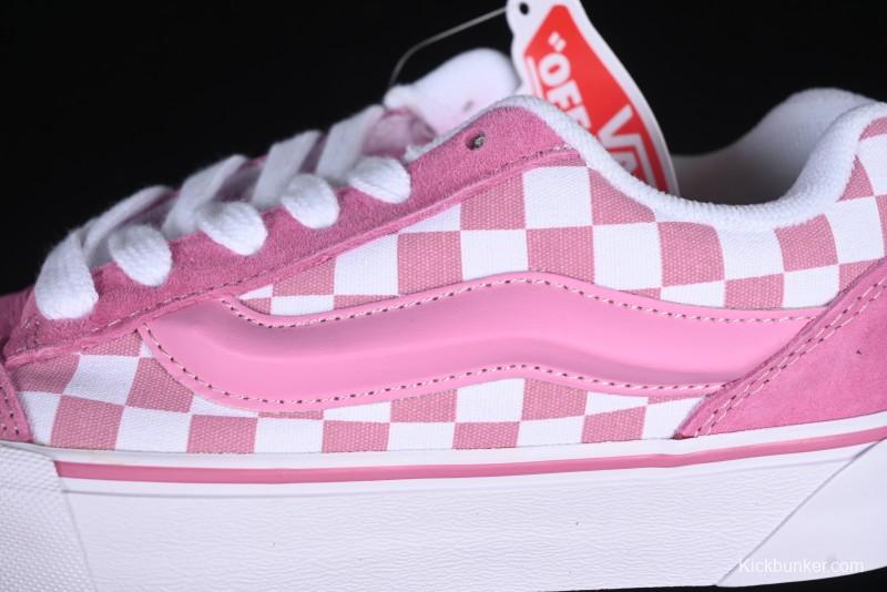 Vans Knu Skool Low-Top Retro Chunky Sneakers with Original Big Logo - VN000CRPBAK